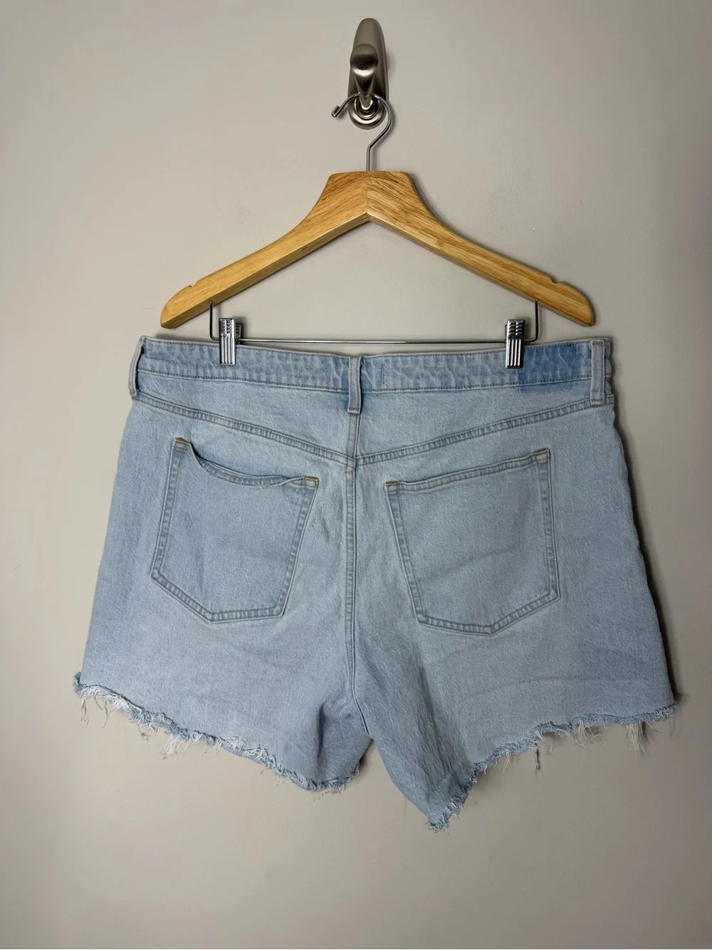Abercrombie & Fitch AF Curve Love High Rise Dad Short  Denim Jean Shorts 652